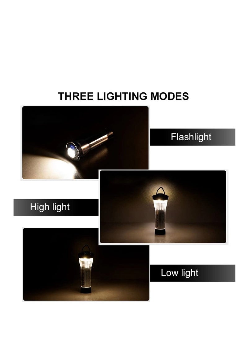 Arabest Portable Camping Lanterns Rechargeable Light LED Flashlight with Magnetic Tripod, Waterproof Tent Light Camp Lantern for Camping, Hiking, Emergency - Image 3