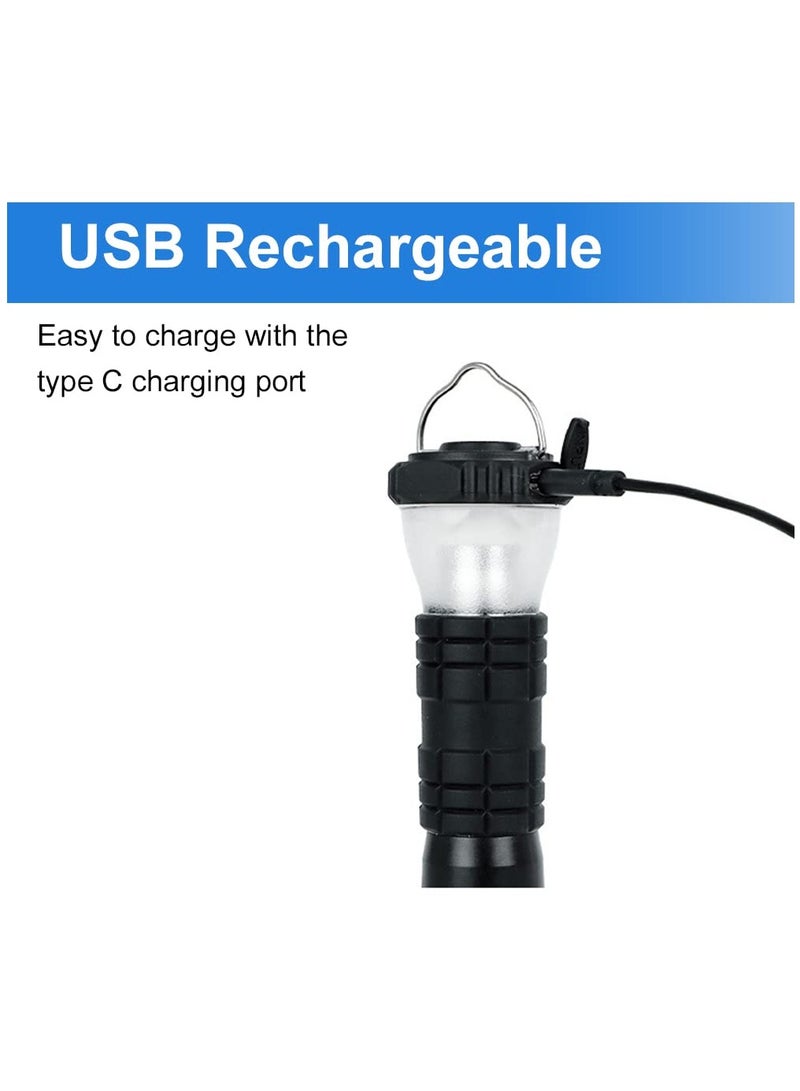 Arabest Portable Camping Lanterns Rechargeable Light LED Flashlight with Magnetic Tripod, Waterproof Tent Light Camp Lantern for Camping, Hiking, Emergency - Image 5