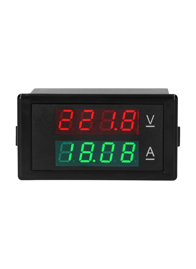 Generic - Digital Voltmeter Ammeter Voltage Current Tester Gauge Volt Amperage Tester Meter Amp Detector Red Green Dual Display Digital Multimeter - Image 1