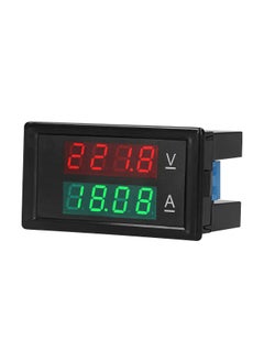 Digital Voltmeter Ammeter Voltage Current Tester Gauge Volt Amperage Tester Meter Amp Detector Red Green Dual Display Digital Multimeter