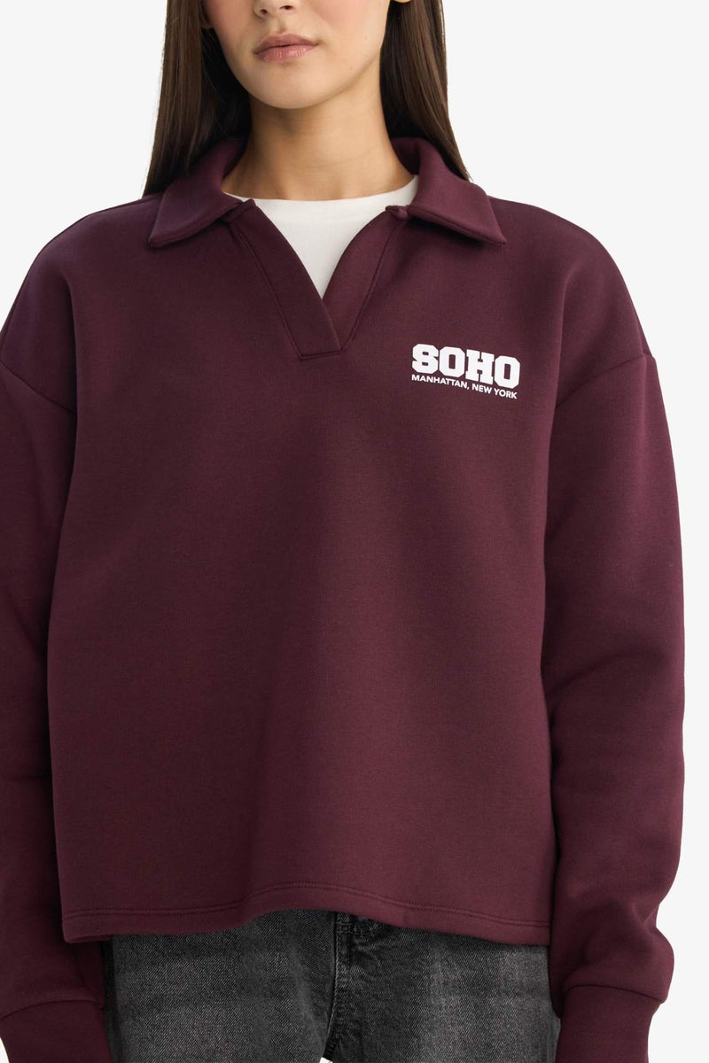 DeFacto Oversize Printed Sweatshirt - Image 4