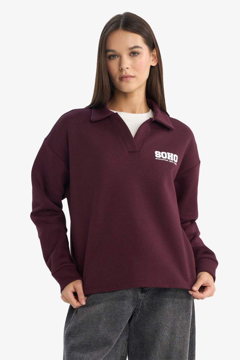 DeFacto Oversize Printed Sweatshirt - Image 3