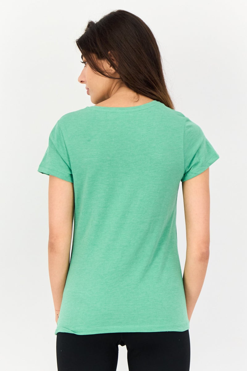 zivame Women 2 Pcs Crew Neck Graphic Print Short Sleeve Sleepwear Set, Multicolor - Image 5