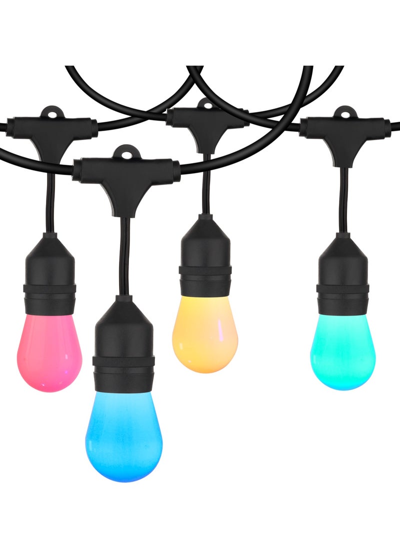Smart Rahah Solar Powered  String Lights, 20 meter solar garden lights, patio lights, UV-resistant outdoor lighting, solar-powered yard decor, 2400mAh solar lights  - Image 5