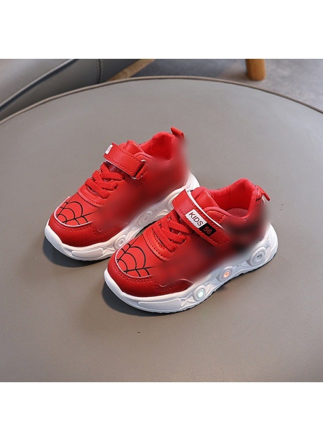 Children's Luminous Sneaker  Boys Spring Soft Bottom Non-slip Running Shoes