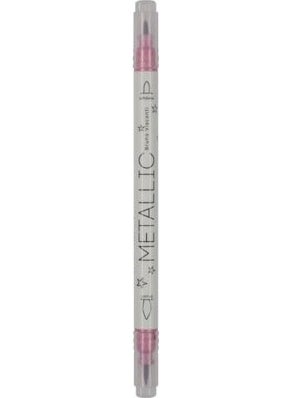 Bruno Visconti Sketch&art Brush Pen, One Side Brush Tip, The Other Fine Tip. 10 Colors. Metallic 22-0114  - Image 2