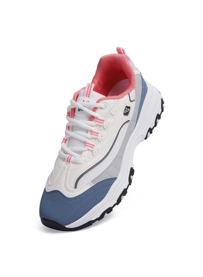 YOHO Chonks Women’s Sporty Comfortable Chunky Sneakers | Dove Grey - UK 4 - Image 1