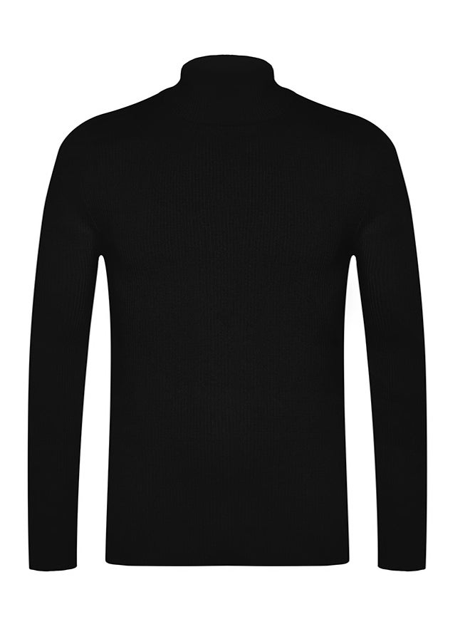trendyol - Fitted Sweater  black& white - Image 1