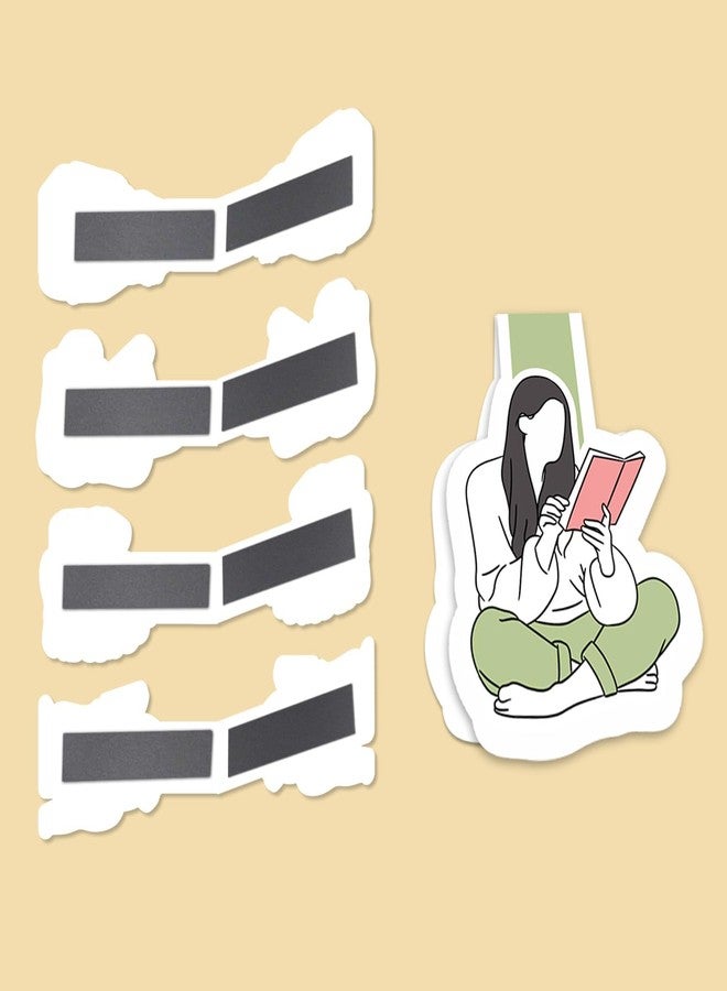 Rays Of Ink Women Magnetic Bookmarks | Set of 4 Magnetic Page Markers | Page Markers for Stationery Lovers | Gift for Students, Adults and Book Readers (Women_Shape) - Image 5
