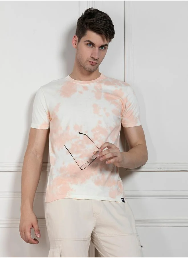 دينيس لينغو Regular Fit Tie and Dye T-Shirt