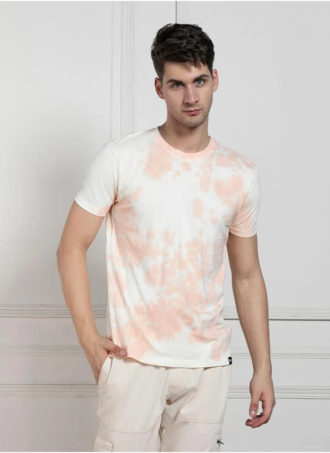 دينيس لينغو Regular Fit Tie and Dye T-Shirt