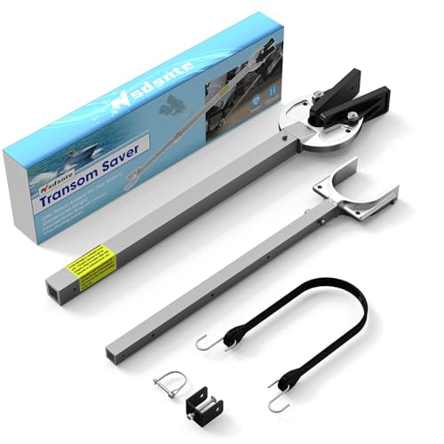 SDSNTE Adjustable Transom Saver from 23 to 35 Inches, Boat Motor Support with Heavy-Duty Composite Head Holds Engine, Roller and Trailer Mounts - Image 1