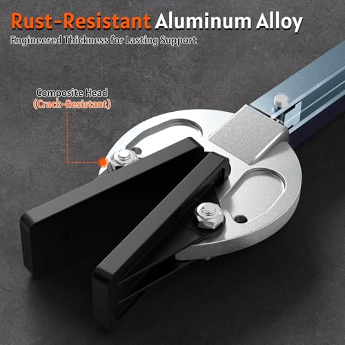 SDSNTE Adjustable Transom Saver from 23 to 35 Inches, Boat Motor Support with Heavy-Duty Composite Head Holds Engine, Roller and Trailer Mounts - Image 3