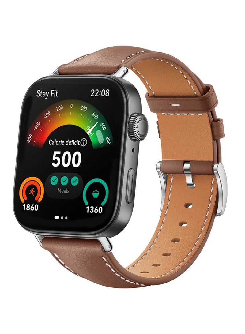 FITME Leather Replacement Band For Huawei Watch Fit 3  - Image 1