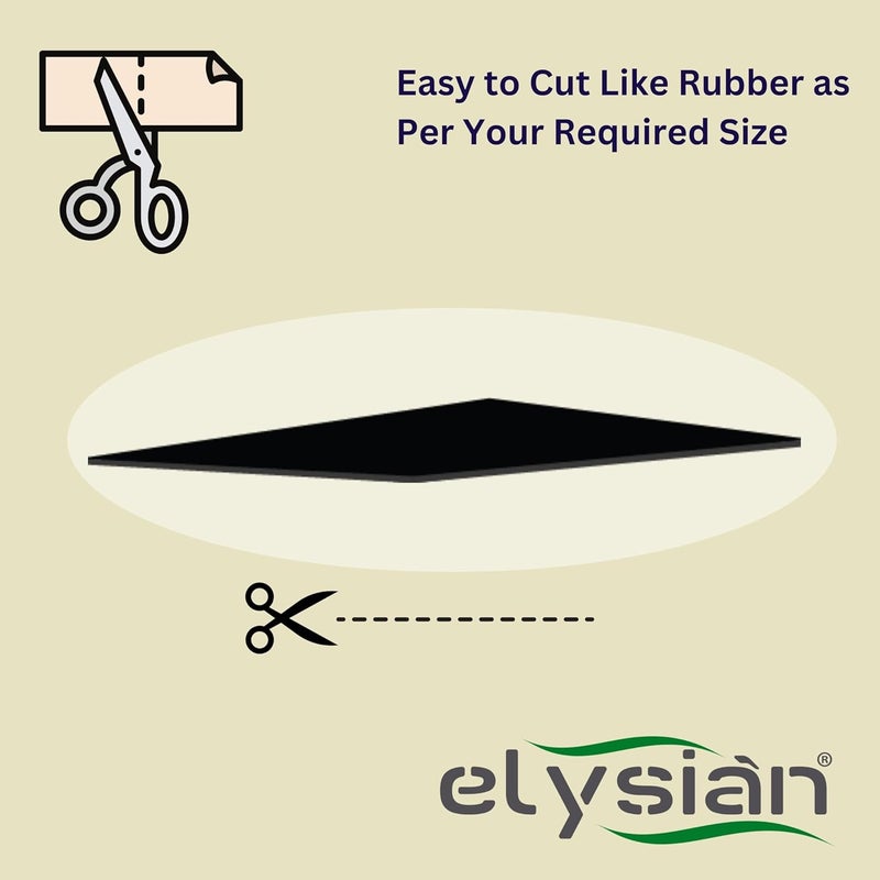 Elysian Dog Mat for Home and Outdoor 100% Waterproof and Reusable| Rubber Sheet for Dogs and Cat Easy to Carry Material Size -(6mm) 100X60CM - Image 4