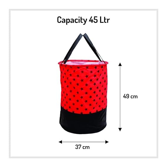 UNICRAFTS Large Laundry Hamper with Drawstring Clothes Storage Bag for Bedroom Living Room Kitchen Bathroom Camping Travel  - Image 2