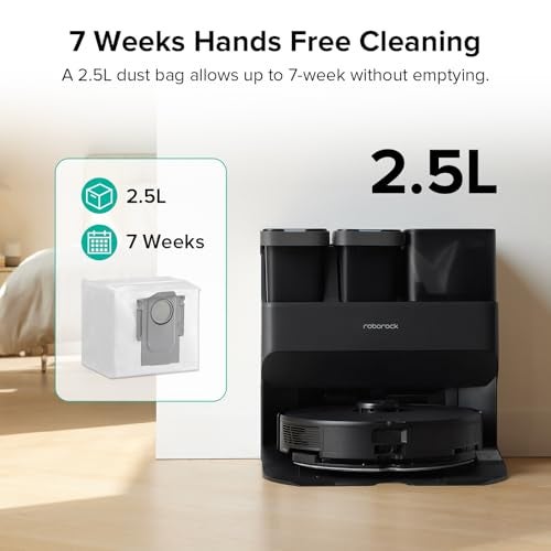 Roborock 6-Pack Disposable Dust Bags for Robot Vacuum Cleaner S8 Pro Ultra, S8+, Q7 Max+, Q8 Max+, Q5 Max+, Q5+, Q10 S5+, Q10 X5+, Q7 M5+ - Image 4