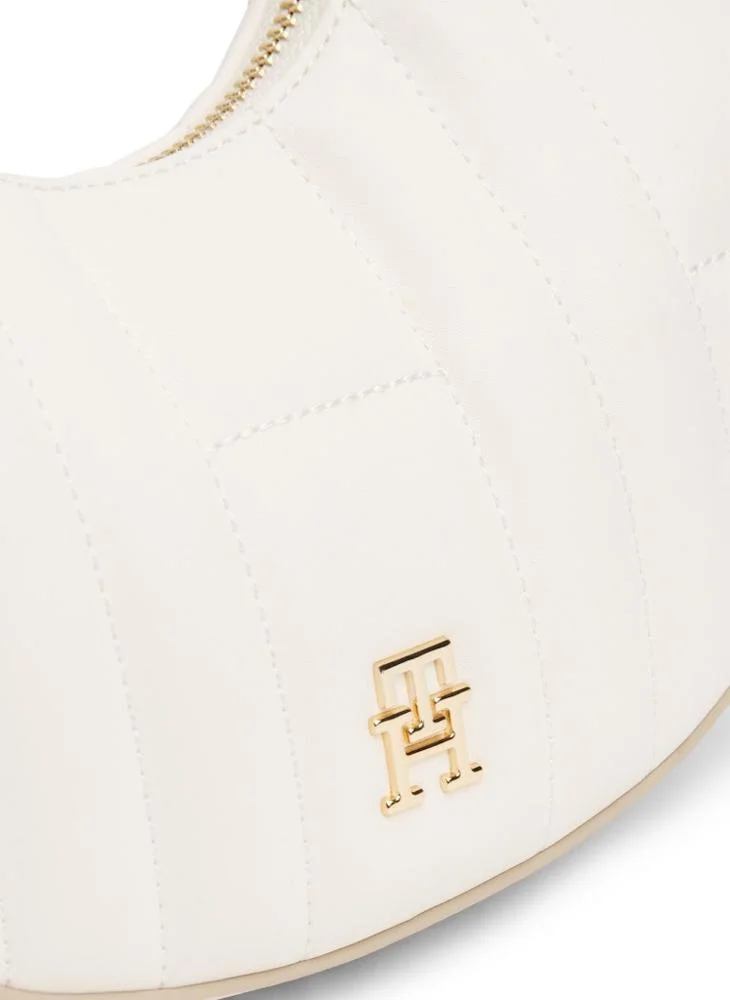 TOMMY HILFIGER Logo Detailed Zip Through Hobo
