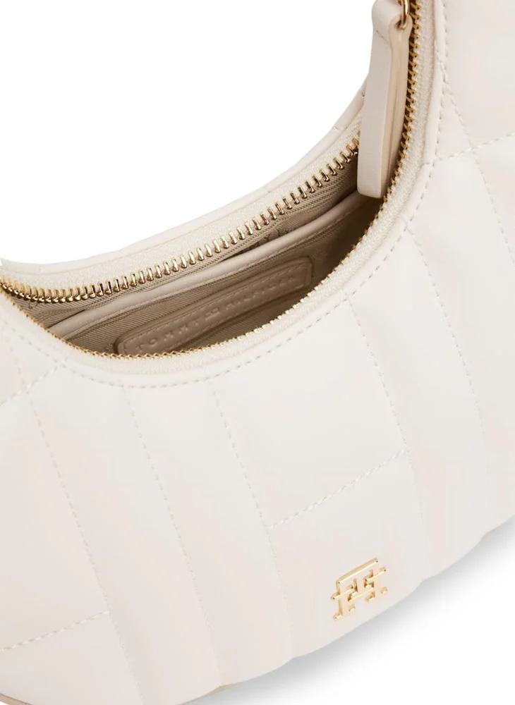 TOMMY HILFIGER Logo Detailed Zip Through Hobo