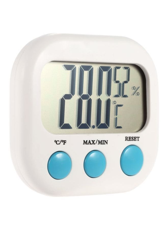 NIBEMINENT Indoor Digital Temperature Humidity Meter White  - Image 4