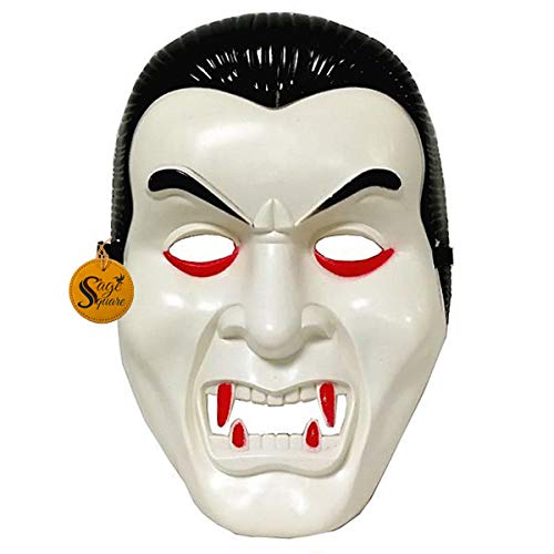 Sage Square Vampire Comic FACE MASK Fawkes Mask Anonymous Edition Face-Mask Perfect Fit Cosplay Holi Halloween Function Party (Set of 2) - Image 2