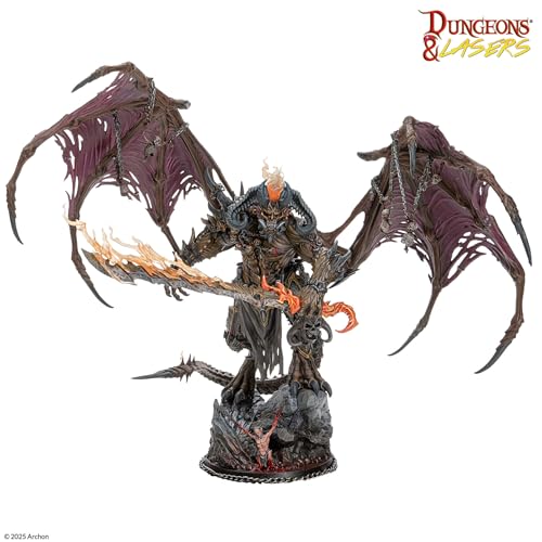 Dungeons & Lasers Dungeons Lasers Balor Demon of Evil Large DND Miniature 220mm 86 Tall with Scenic Base 5e Compatible Painting and Assembly Required for 14 Years - Image 5