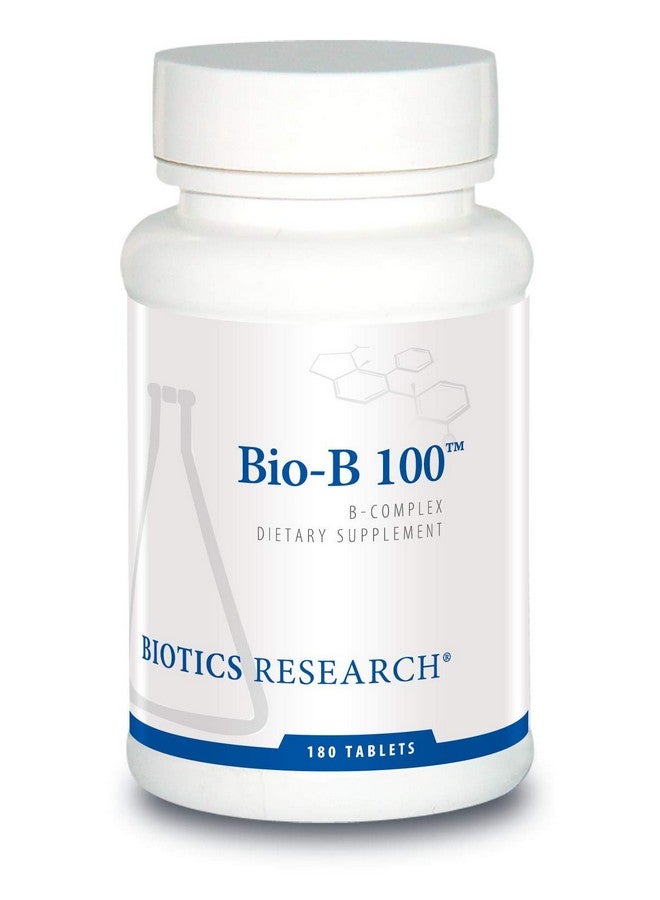 بيوتيكس ريسيرش Biotics Research Bio B 100 - مركب فيتامين ب لتعزيز الطاقة والصحة - 180 قرصًا - Image 1