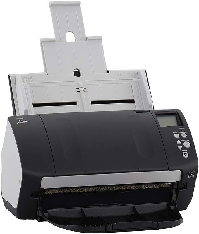 Fujitsu Fi-7160 Document Scanner Duplex 8.5 Inx14 In 600 Dpix600 Dpi Up To 60 Ppm (Mono)/Up To 60 Ppm (Color) Adf (80 Sheets) Up To 4000 Scans Per Day Usb 3.0 (Renewed) - Image 1