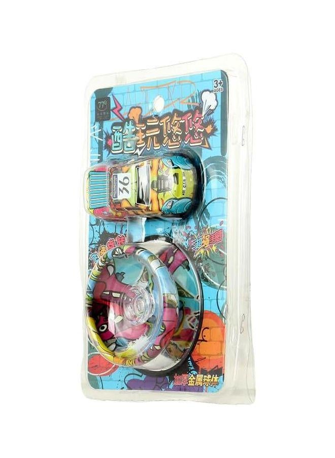 Metal Yoyo With Car For Kids - Multicolor - Image 2
