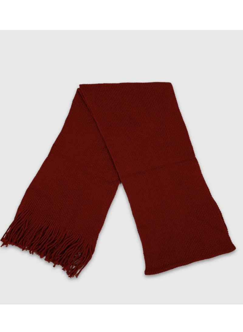 Warm Shawl Neckwear For Men And Women Maroon - Image 2