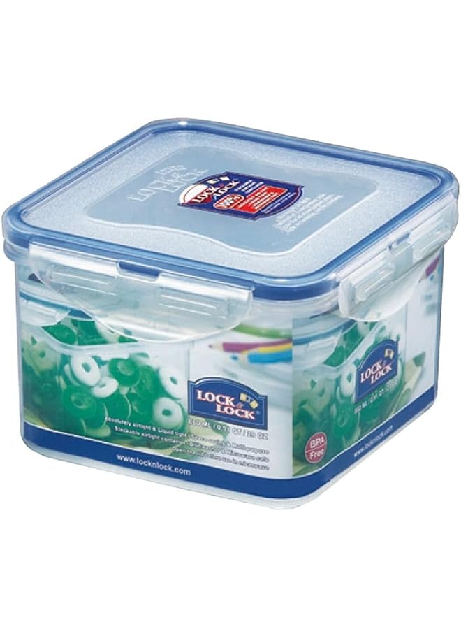 لوك اند لوك حاوية تخزين طعام مربعة محكمة الإغلاق سعة 29.08 أونصة / 3.64 كوب - Image 1