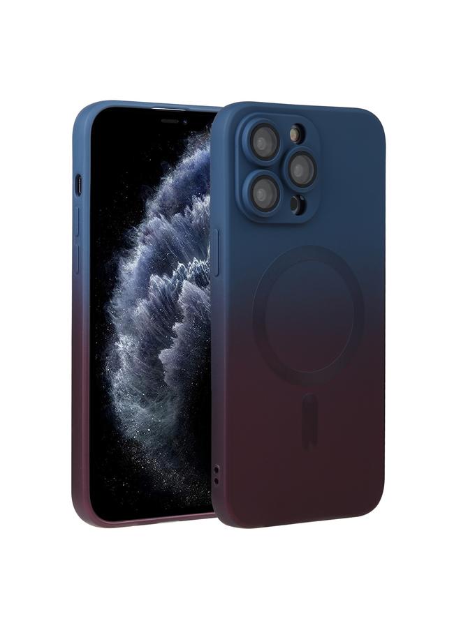 Zaboon Case For iPhone 11 Pro Max Liquid TPU Silicone Gradient MagSafe Phone Case - Image 1