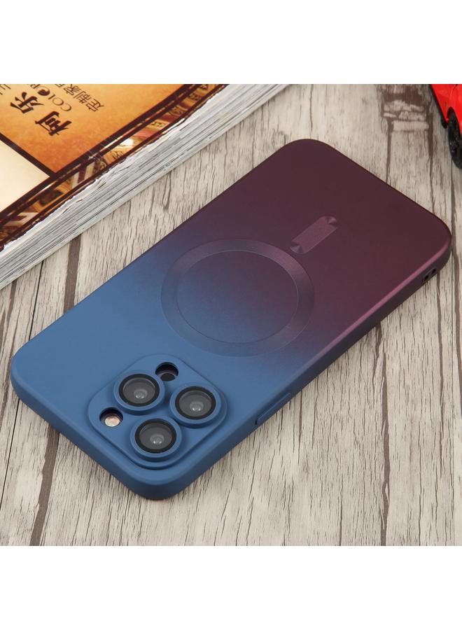 Zaboon Case For iPhone 11 Pro Max Liquid TPU Silicone Gradient MagSafe Phone Case - Image 4