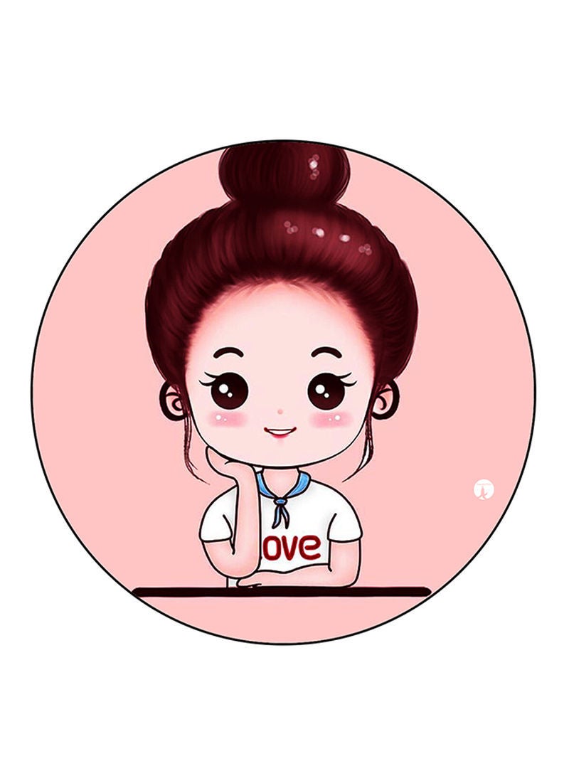 RKN Girl Printed Large Pin Multicolour - Image 1