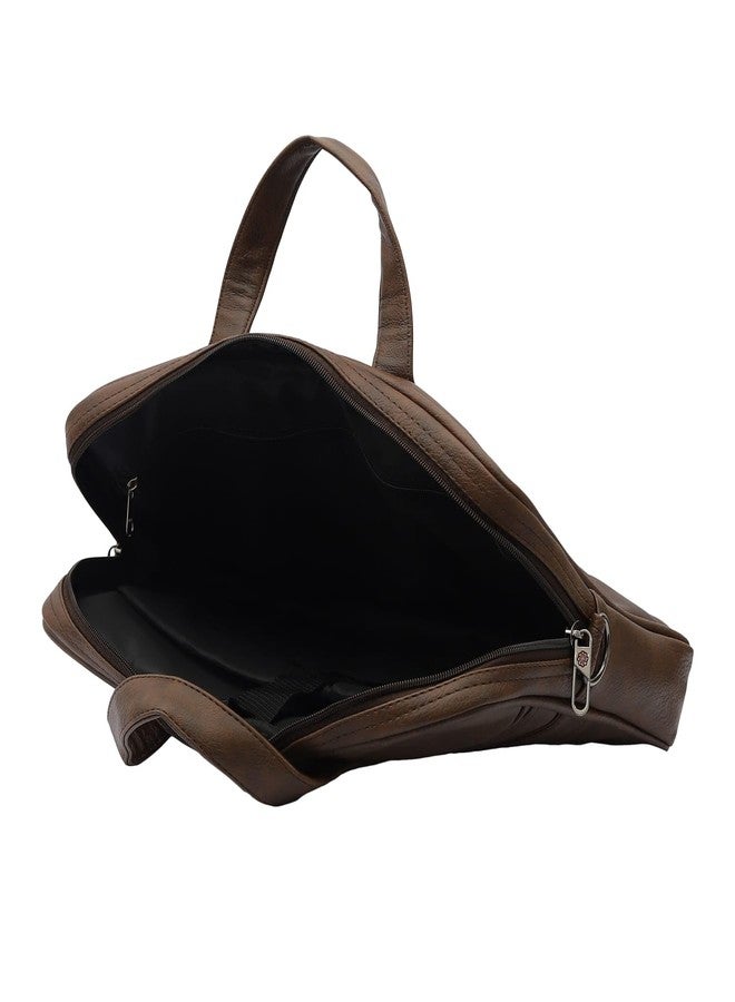 BILL BOND Messenger Office Laptop Bag for Men PU Leather Business Executive Briefcase Laptopbags Corporate Official Sling Side Shoulder File HandBag for Man Supports Laptop Bags - Image 5