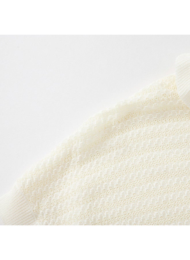Balabala Kids' Sweater For Girls, Big Girls' Sweet Summer Short-sleeve Knit Top, Pure Cotton Comfortable And Stylish - Image 5