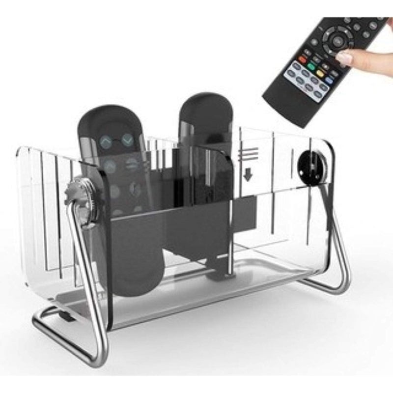 Kazenzo 6Slot Clear Acrylic Home Desk Tv AirConditioner Remote Control Storage Holder Organizer Stand - Image 2