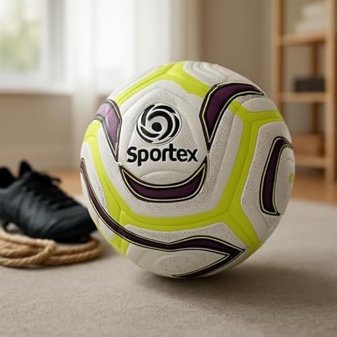 FITTO Premium White Football for Adults - Durable, High-Performance Soccer Ball - Image 2