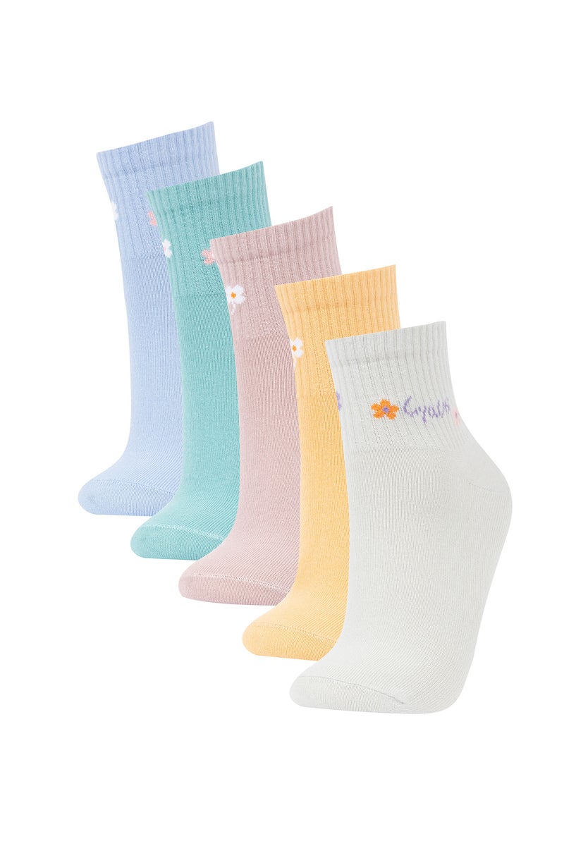 DeFacto Women 5 Pack Cotton Short Socks - Image 1