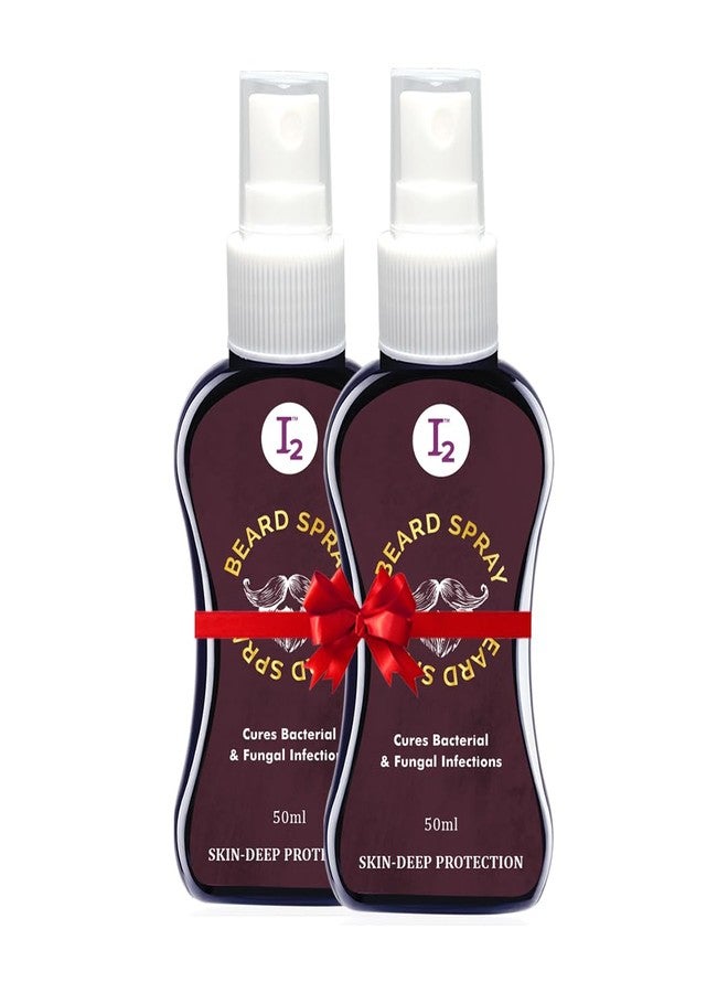 I2Cure Beard & Hair Growth Oil, 50ml | Natural Hair Oil for Thicker & Longer Beard | Beard Oil for Uneven, Patchy & Fast Beard Growth | Growth Oil for Stronger & Fuller Beard Hair (Pack of 2) - Image 1