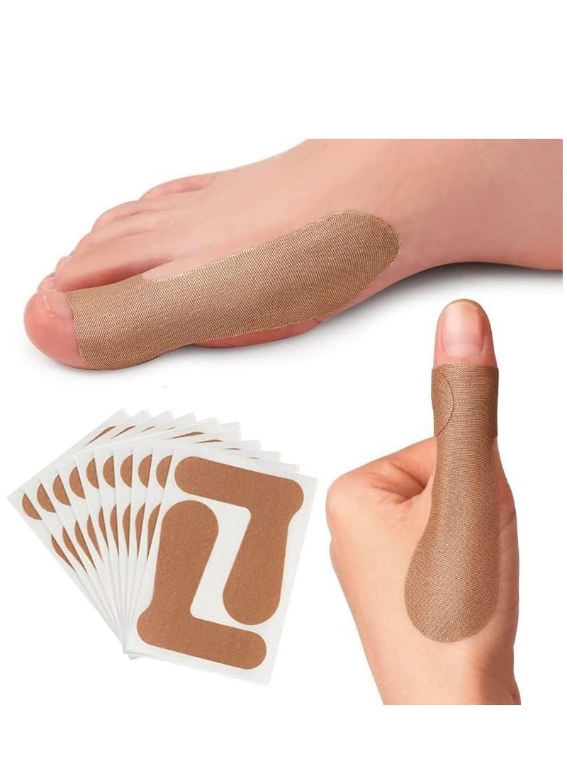 GUDOO 20 قطعة من شرائط حماية الإبهام الكبيرة اللاصقة الذاتية وغطاء الإبهام المطاطي المرن للإصابات الكبيرة في الإبهام. - Image 1
