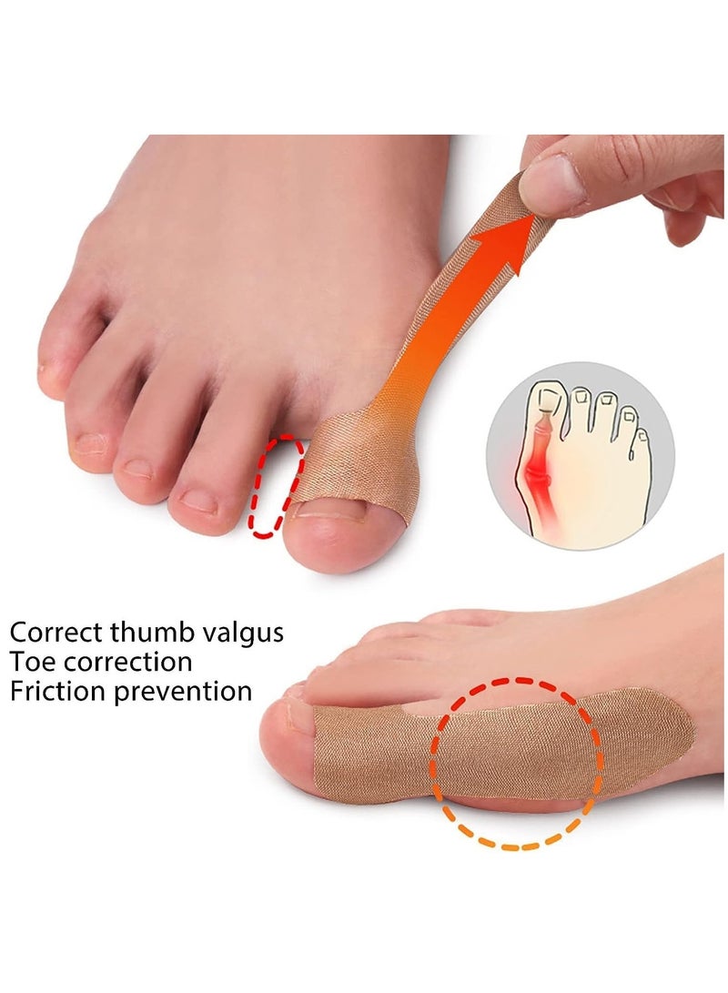 GUDOO 20 قطعة من شرائط حماية الإبهام الكبيرة اللاصقة الذاتية وغطاء الإبهام المطاطي المرن للإصابات الكبيرة في الإبهام. - Image 3