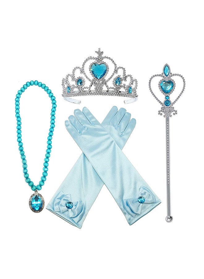 NIBEMINENT Princess Elsa Cinderella Rapunzel Dress up Accessories Set - Image 1
