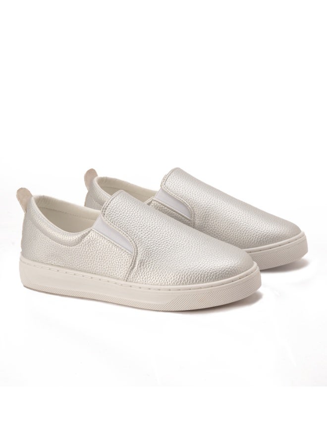 زيلدا حذاء زيلدا 026 نسائي فضي اللون برباط - Image 1