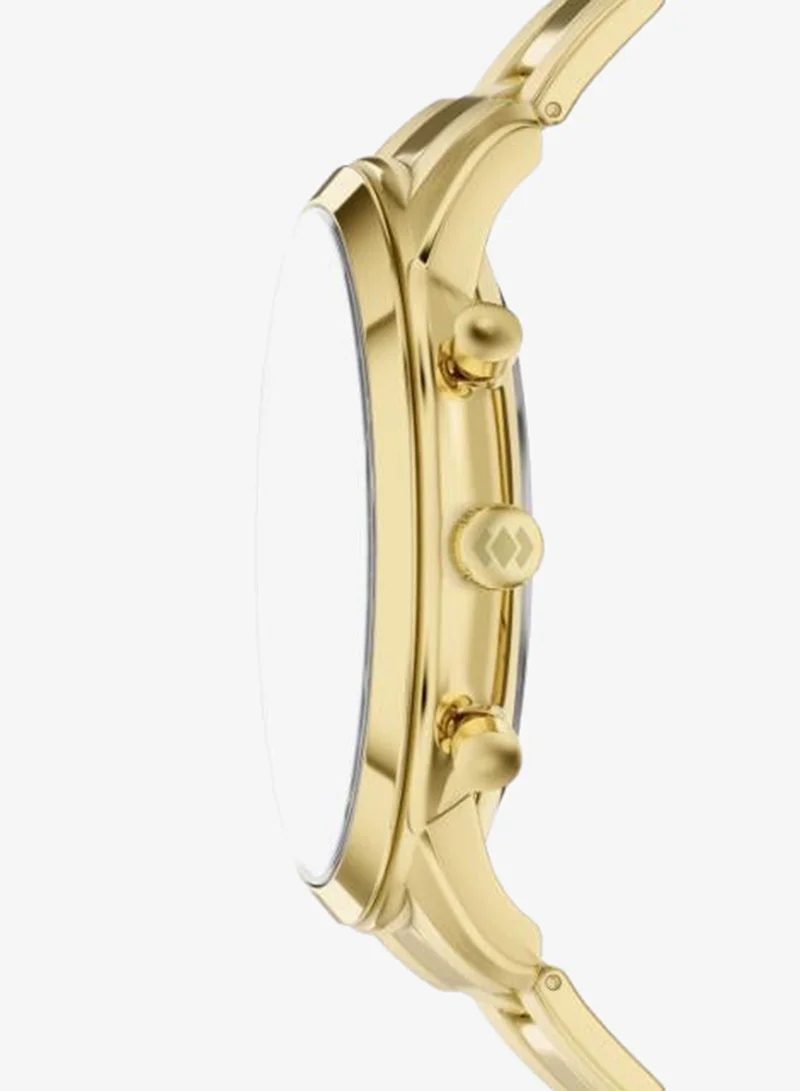 Fossil  FS6164 Analog Watch with Gold Plated Metal Bracelet for Men | Best Price UAE