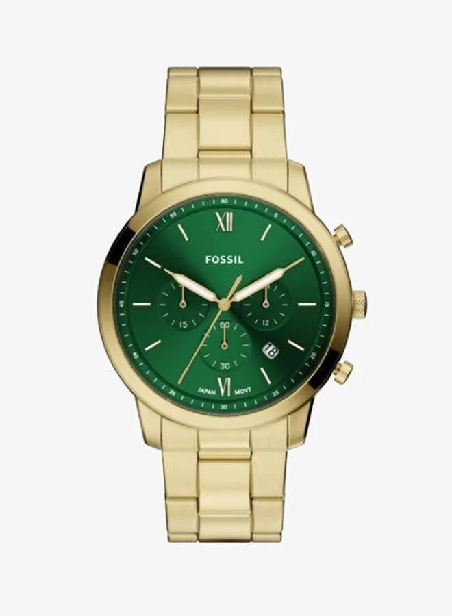 Fossil Neutra Analog Watch with Gold Plated Metal Bracelet