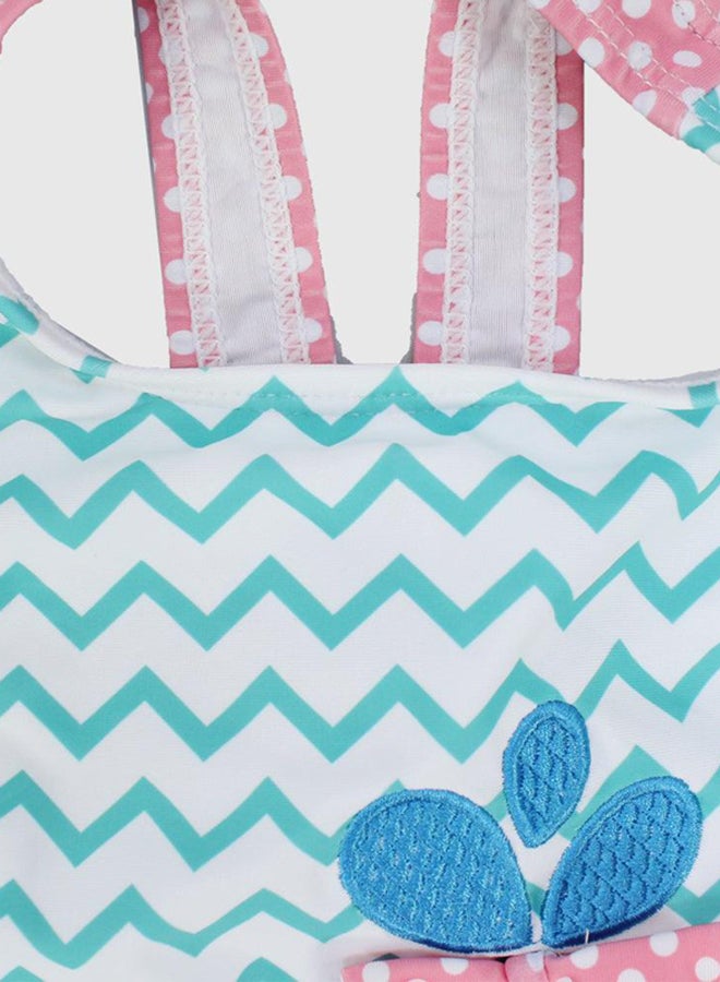 mini me Mini Me Pink Whale Swim Suit - Image 3