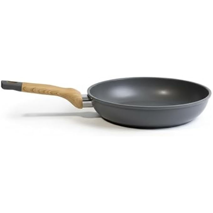 Unity 22Cm Earth Grey NonStick Frying Pan  Durable Aluminum With ScratchResistant Coating Even Heat Distribution Comfortable  Safe Grip Handle For Everyday Cooking Sauting Frying And Healthy Meals - Image 1