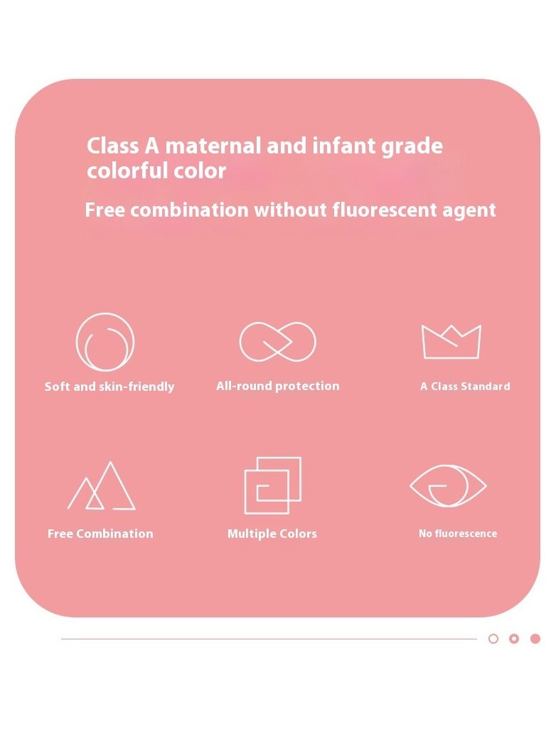 SISGL سياج سرير مضاد للصدمات للأطفال من شرائط منسوجة ثلاثية معقودة، زخرفة غرفة الرضع، واقي سرير للأطفال حديثي الولادة، ملحقات الفراش - Image 4