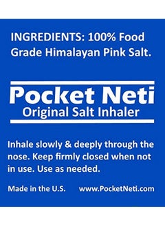 Basic Vigor Himalayan Salt Pipe Inhaler (No Scent, No Essential Oils) 2 Pack Portable Salt Therapy By Pocket Neti  - Image 2